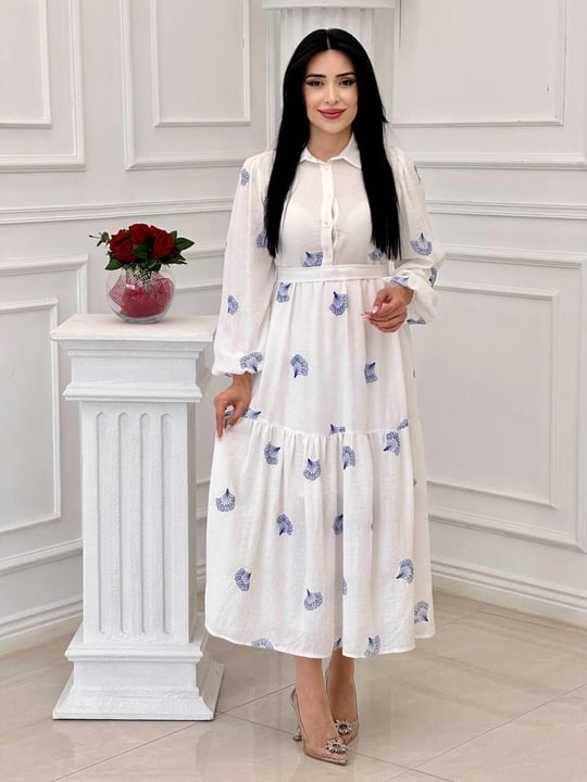 Miss İndigo Elbise 1299 T-24 Saks