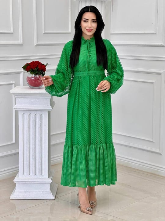 Miss İndigo Elbise 1329 T-24 Yeşil