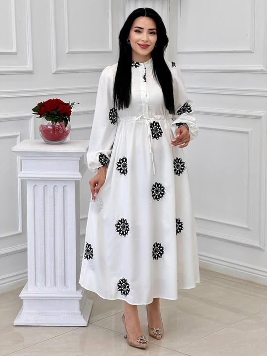 Miss İndigo Elbise 1342 T-24 Siyah