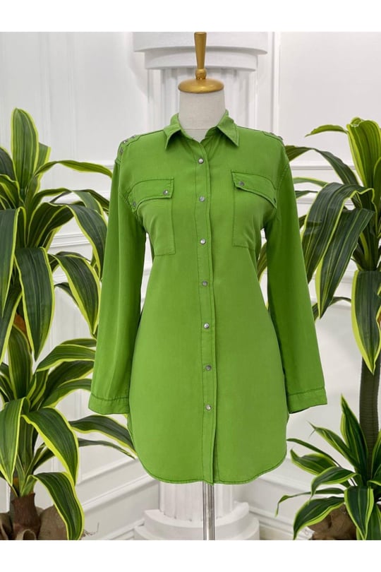 Tensel Tunik 6895-Yeşil