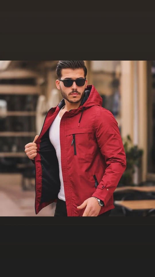 Yağmurluk Mont 8969 T24 Bordo