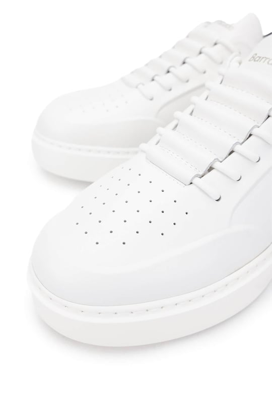 Barracuda Erkek Hakiki Deri Beyaz/Siyah Sneakers & Spor Ayakkabı