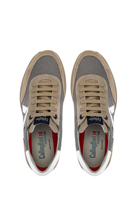 Callaghan Erkek Deri & Tekstil Bej Sneakers & Spor Ayakkabı
