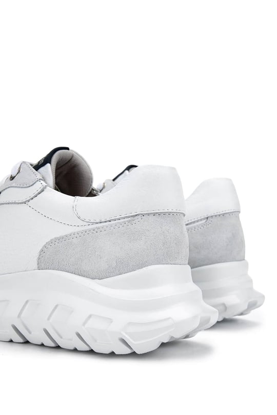 Callaghan Erkek Hakiki Deri Beyaz Sneakers & Spor Ayakkabı