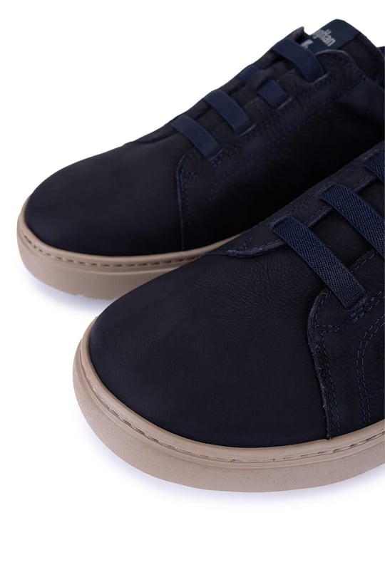 Callaghan Erkek Hakiki Deri Lacivert Sneakers & Spor Ayakkabı