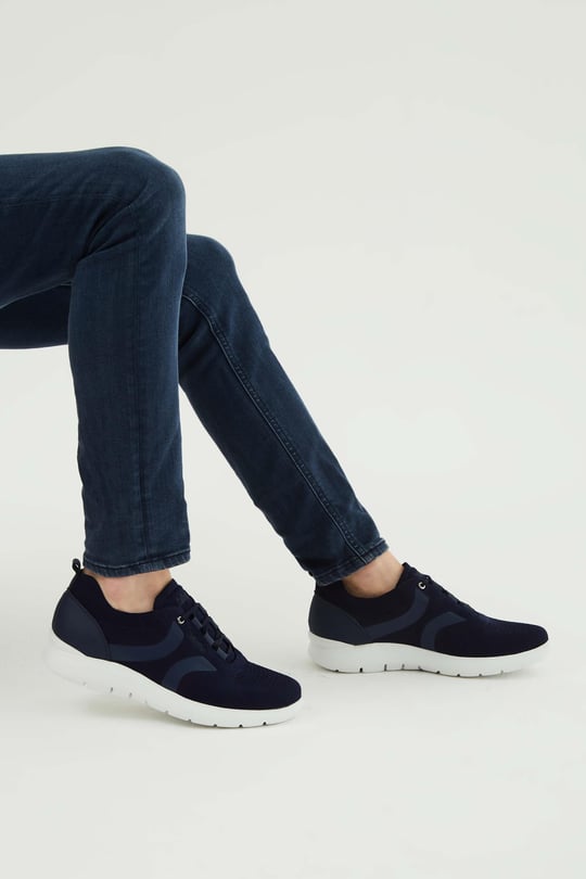 Callaghan Erkek Tekstil/Hakiki Deri Lacivert Sneakers & Spor Ayakkabı