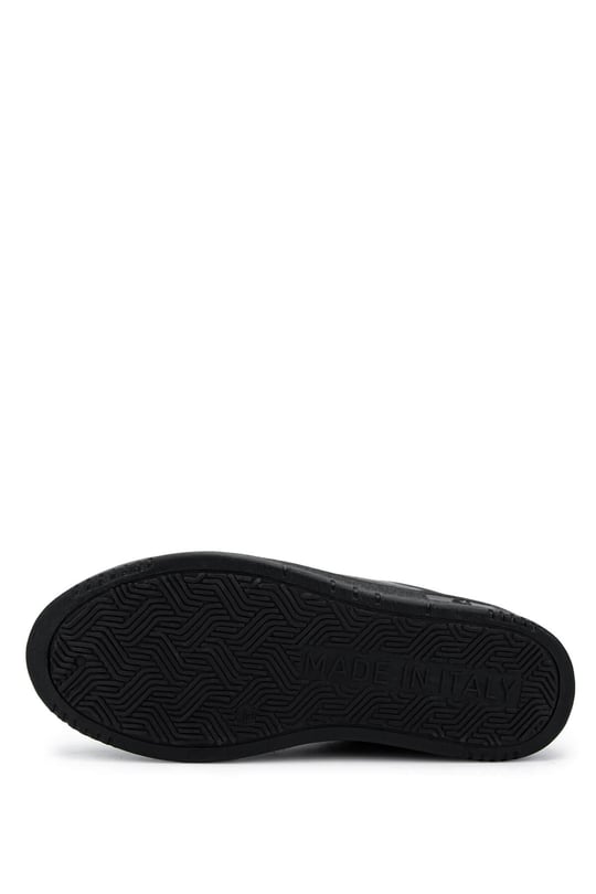 Mario Valentino Erkek Hakiki Deri Siyah Sneakers & Spor Ayakkabı