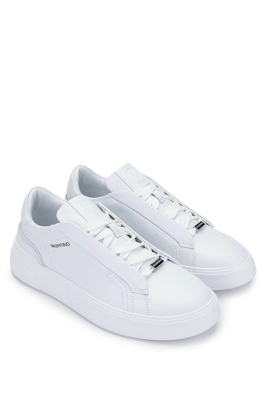 Mario Valentino Unisex Hakiki Deri Beyaz Sneakers & Spor Ayakkabı