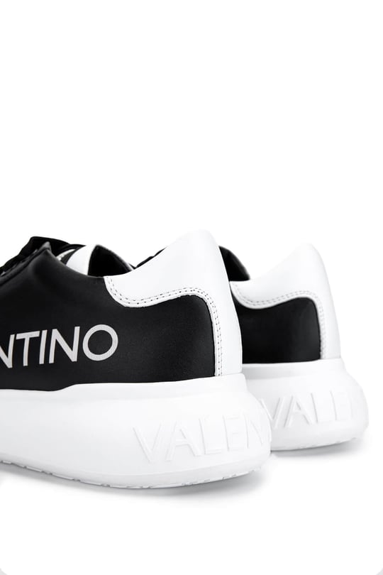 Mario Valentino Unisex Hakiki Deri Siyah Sneakers & Spor Ayakkabı