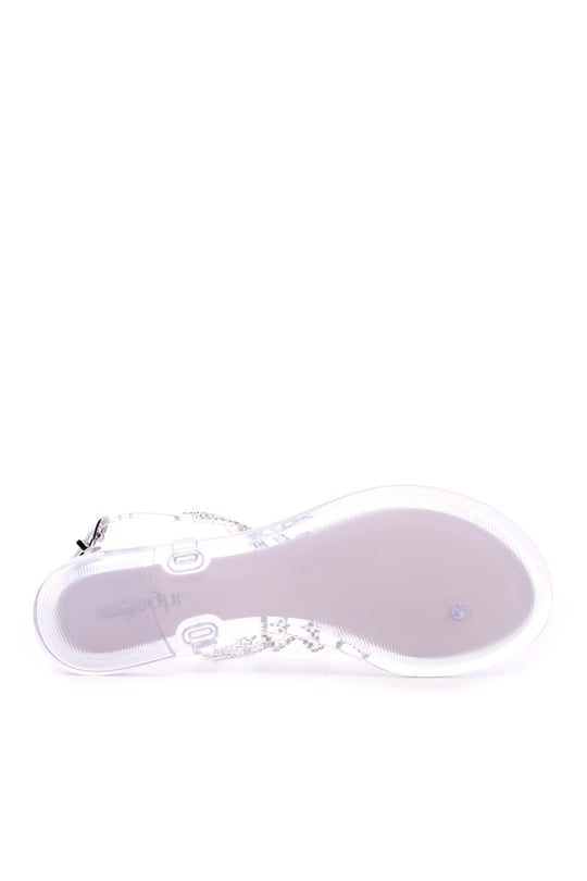 Menghi Kadın Swarovski Taş Pembe Sandalet