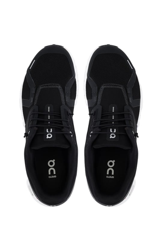 On Erkek Tekstil Siyah/Beyaz Sneakers & Spor Ayakkabı
