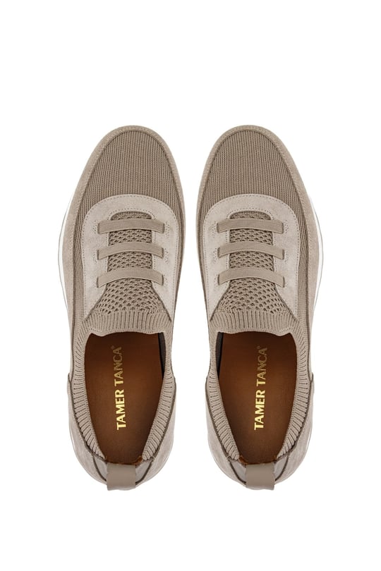 Tamer Tanca Erkek Deri/Tekstil Taupe Sneakers & Spor Ayakkabı
