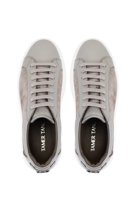 Tamer Tanca Erkek Hakiki Deri Fildişi Sneakers & Spor Ayakkabı