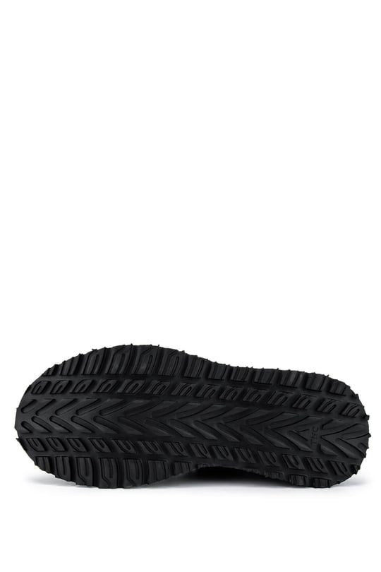 Tamer Tanca Erkek Hakiki Deri Siyah Süet Sneakers & Spor Ayakkabı