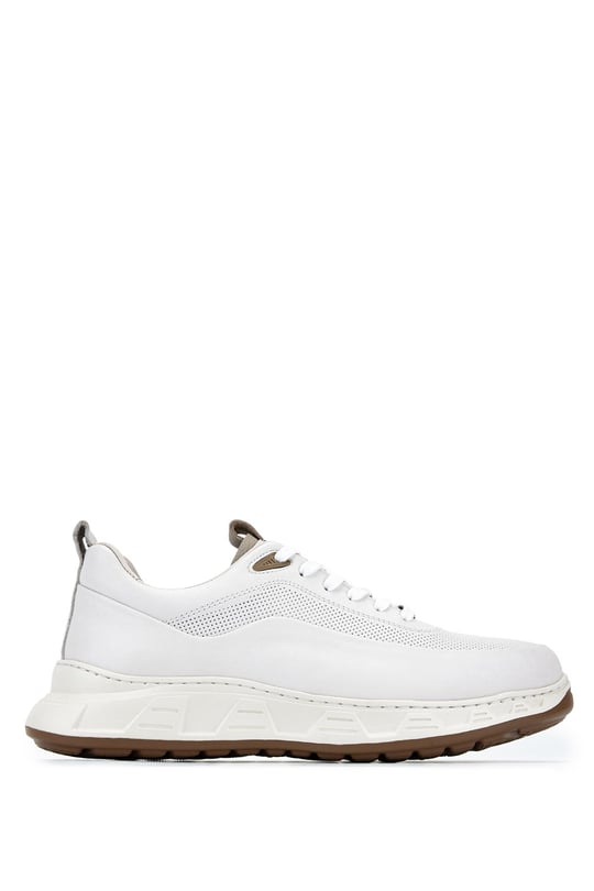 Tamer Tanca Erkek Hakiki Deri Beyaz Sneakers & Spor Ayakkabı