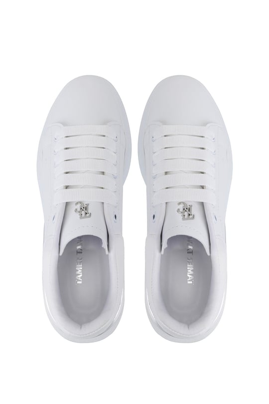 Tamer Tanca Erkek Vegan Beyaz Sneakers & Spor Ayakkabı