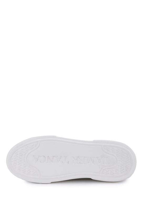 Tamer Tanca Kadın Hakiki Deri Bej Sneakers & Spor Ayakkabı
