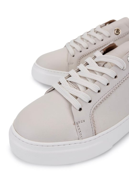 Tamer Tanca Kadın Hakiki Deri Bej Sneakers & Spor Ayakkabı