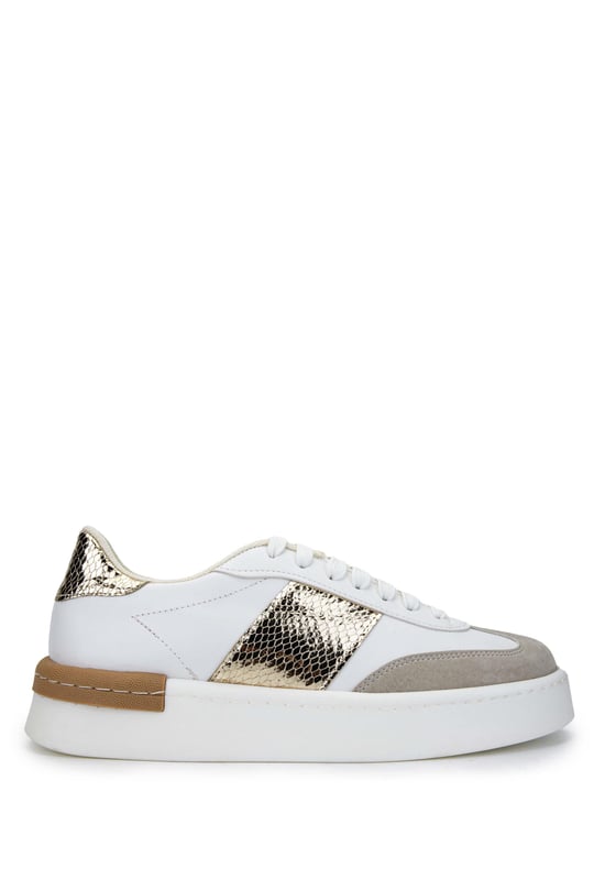 Tamer Tanca Kadın Hakiki Deri Beyaz Sneakers & Spor Ayakkabı
