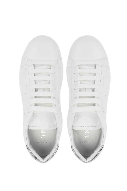 Tamer Tanca Kadın Hakiki Deri Beyaz/Gümüş Sneakers & Spor Ayakkabı