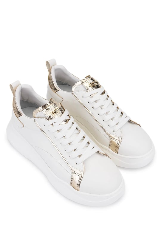Tamer Tanca Kadın Suni Deri Beyaz Sneakers & Spor Ayakkabı