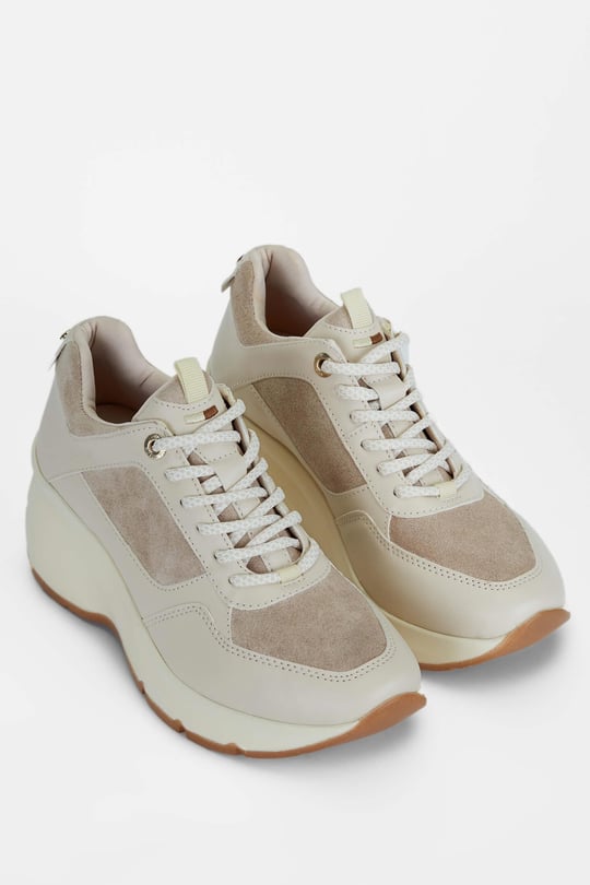 Tamer Tanca Kadın Vegan Bej Sneakers & Spor Ayakkabı