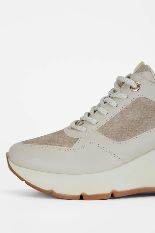 Tamer Tanca Kadın Vegan Bej Sneakers & Spor Ayakkabı