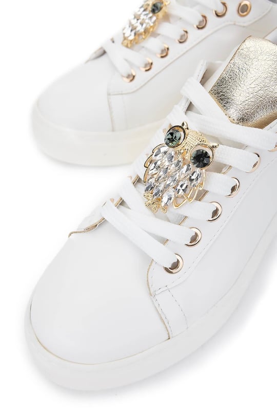 Tamer Tanca Kadın Vegan Beyaz Sneakers & Spor Ayakkabı