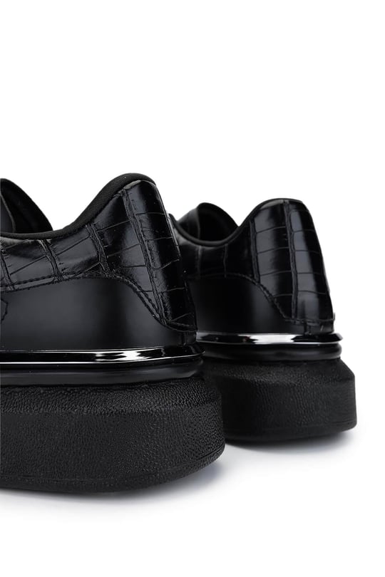 Tamer Tanca Kadın Vegan Siyah Sneakers & Spor Ayakkabı