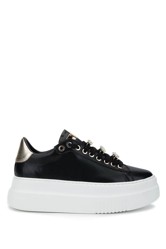 Tamer Tanca Kadın Vegan Siyah Sneakers & Spor Ayakkabı