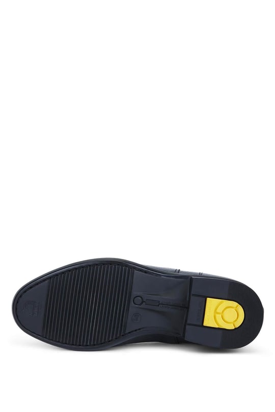 Tattini Unisex Hakiki Deri Siyah Binici Botu