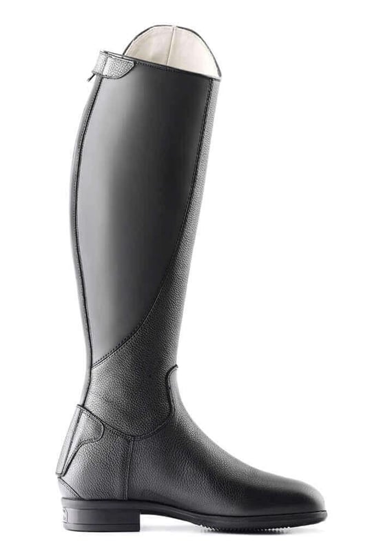 Tattini Unisex Hakiki Deri Siyah (Small) Binici Cizmesi Çizme