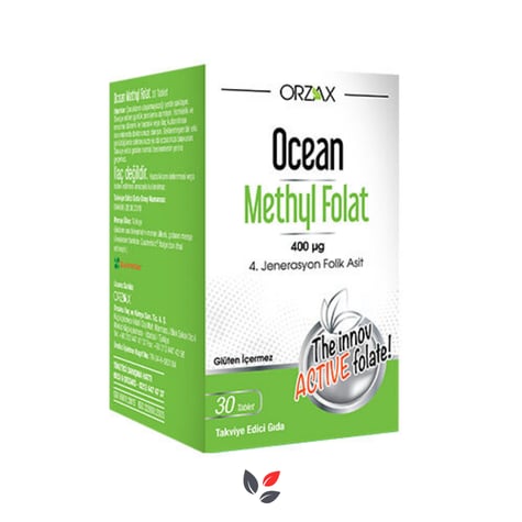 Orzax Ocean Methyl Folat 30 Tablet