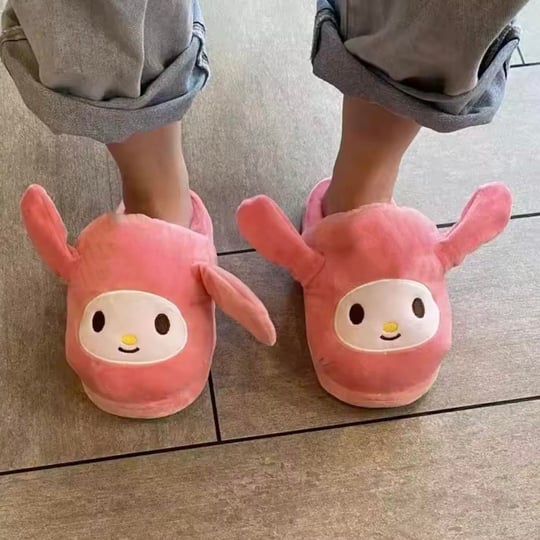 Pembe My Melody Cute Cotton Terlik 