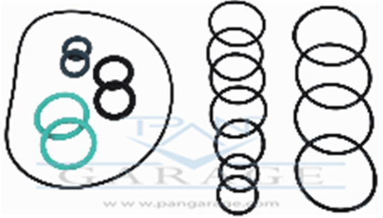 Non 0073 298 080 O-Ring Kiti Volvo I-Vites Amt