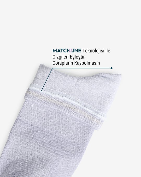 Kadın Dikişsiz Bambu Patik Çorap Lila