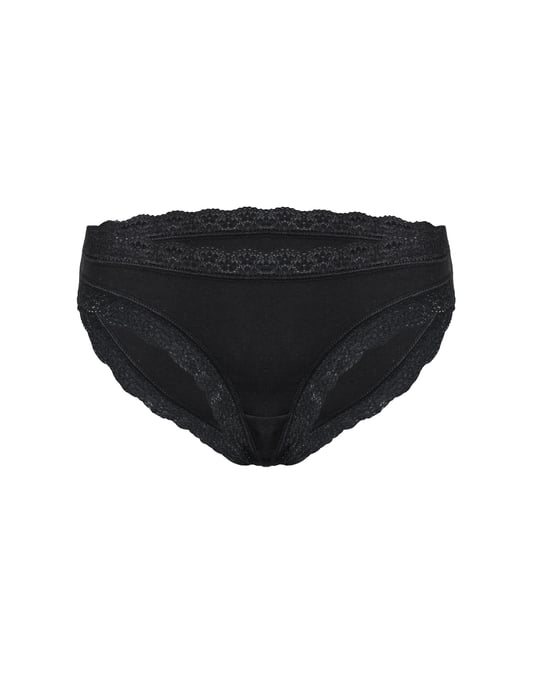 Kadın Premium Lyocell Slip Siyah