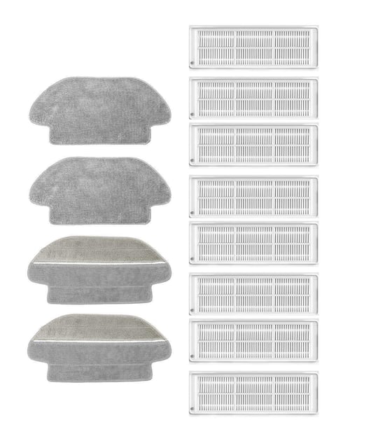 Xiaomi Mop Pro STYJ02YM  Uyumlu Yedek Mop ve Hepa Filtre-12 Parça