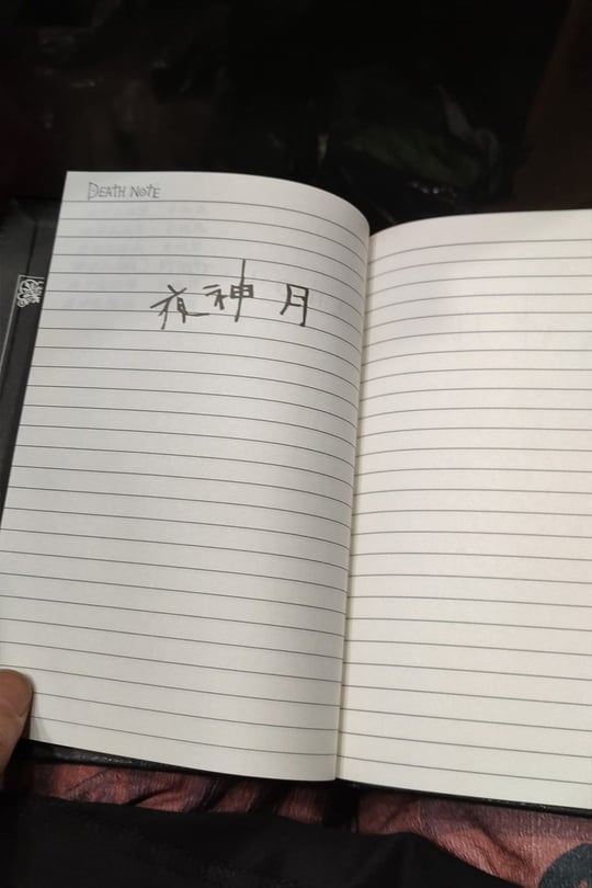 Death Note Anime Defter