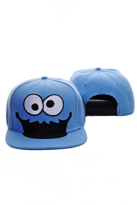 Mavi Cookie Monster Baseball Şapka