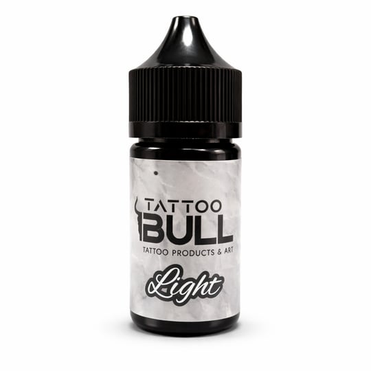 TattooBull Professional Tattoo Ink Light 1oz/30ml - Siyah Dövme Boyası