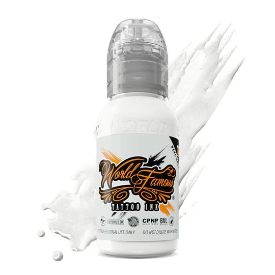 Melek Pure White - World Famous Ink Dövme Boyası - 1oz/30ml