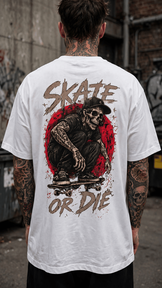 HEX Skate Or Die T-Shirt Large