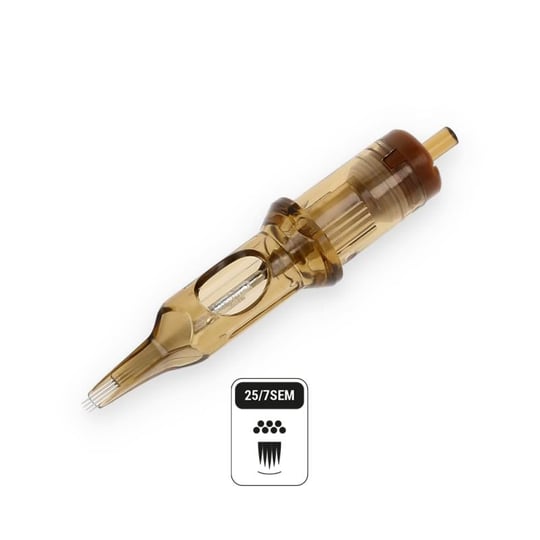 Kwadron 0807SEMLT 7 SEMLT 0.25mm Soft Edge Magnum Long Taper Kartuş Dövme İğnesi 20 Adet