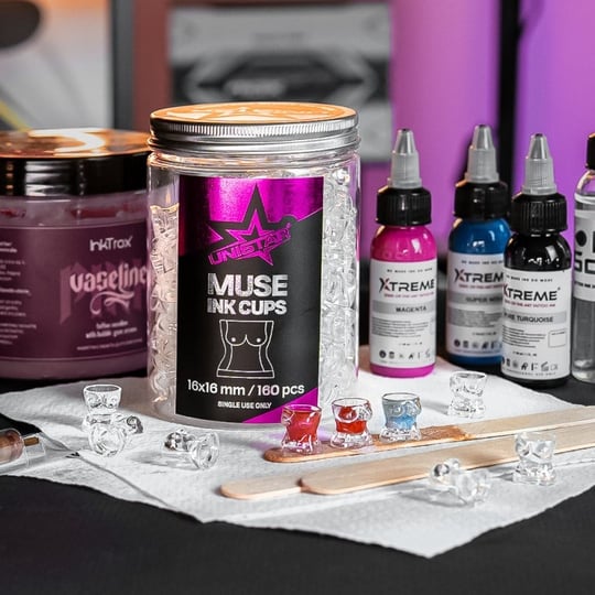 Dövme Boya Potası Kristal Muse Small 160 Adet