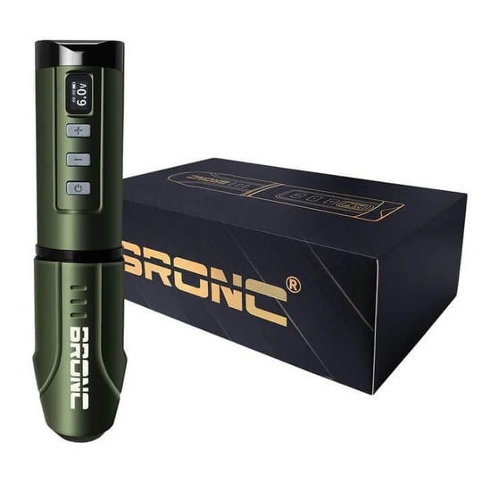 Bronc Bullet Army Green 3.5mm Stroke Kablosuz Pen Dövme Makinesi