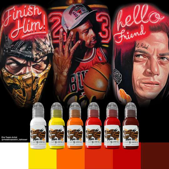 Melek Rainbow Yellow - World Famous Ink Dövme Boyası - 1oz/30ml