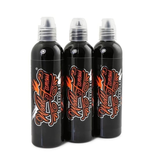 World Famous Ink 3 Bottle Greywash Set Dövme Boyası 8oz (3×240 ml)
