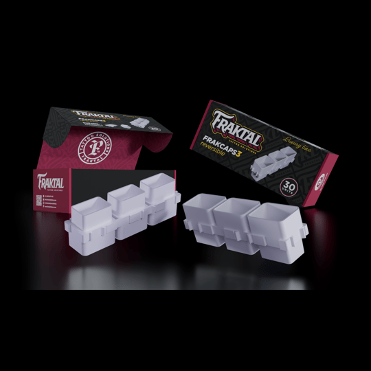 Fraktal Modüler 30lu Dövme Boyası Kabı Plastik - Frakcaps 3