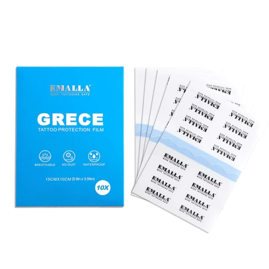 Emalla Grece Dövme Sonrası Koruyucu Film Bant 15cm x 10cm 10’lu